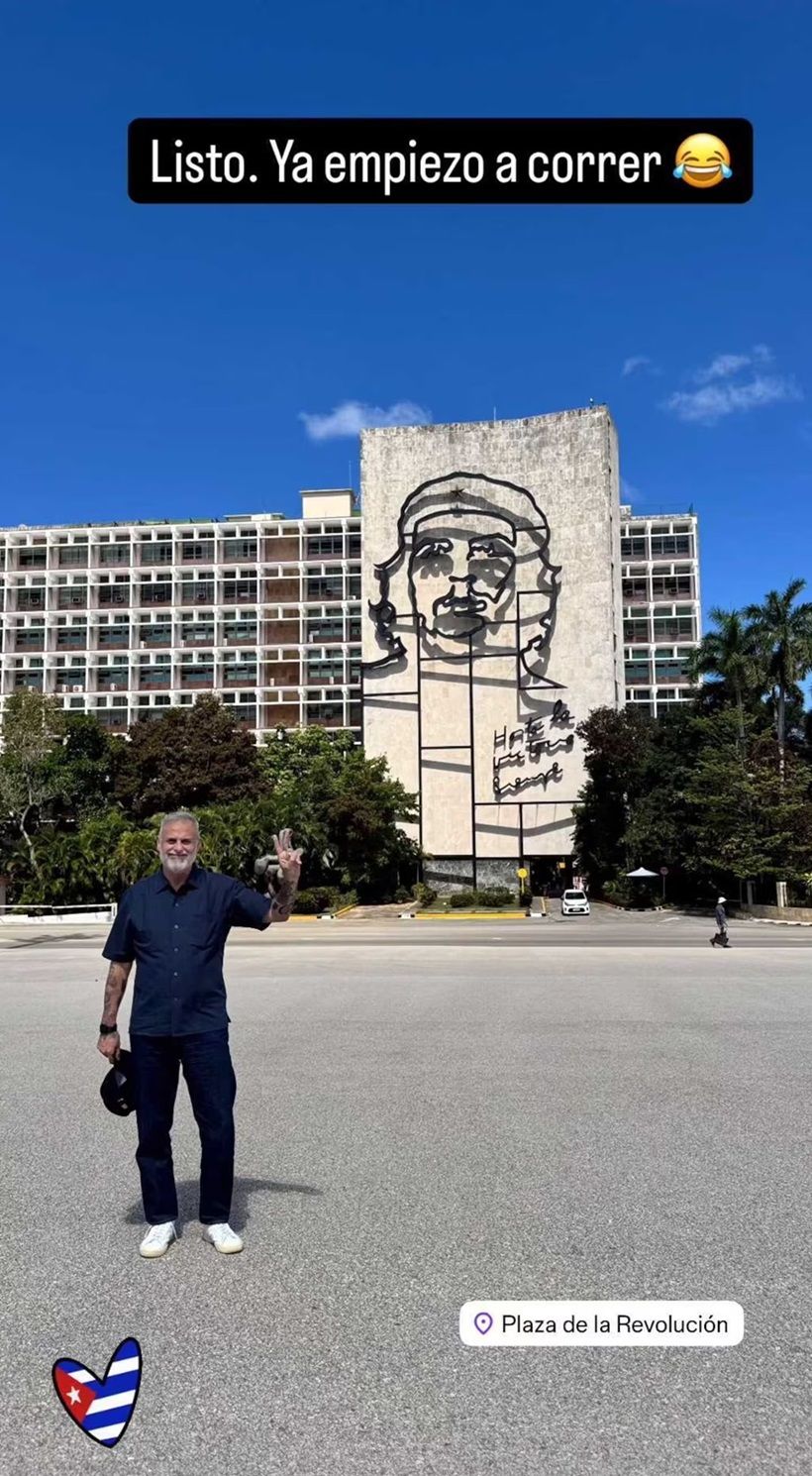 Las vacaciones de Jorge Rial en Cuba 1