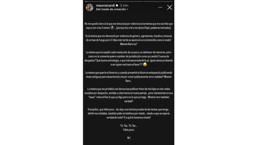 Mauro Icardi, lapidario tras la denuncia de Wanda Nara y Maxi López en su contra