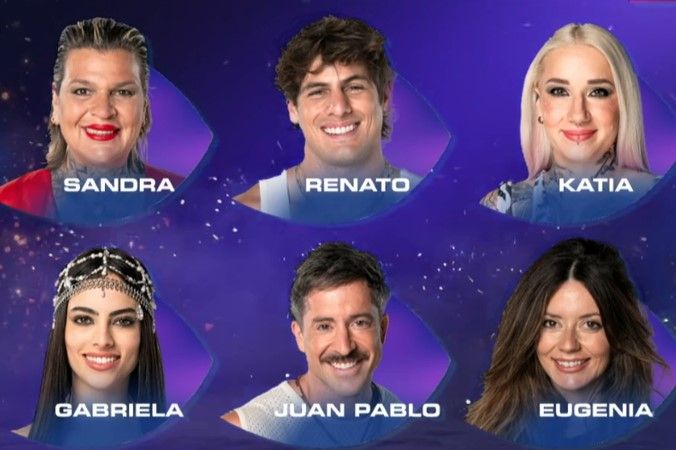 Placa de nominados Gran Hermano