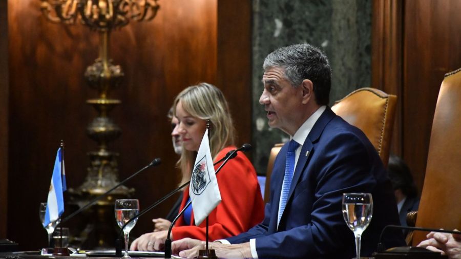 Jorge Macri en la apertura de las sesiones de la Legislatura porteña 2025