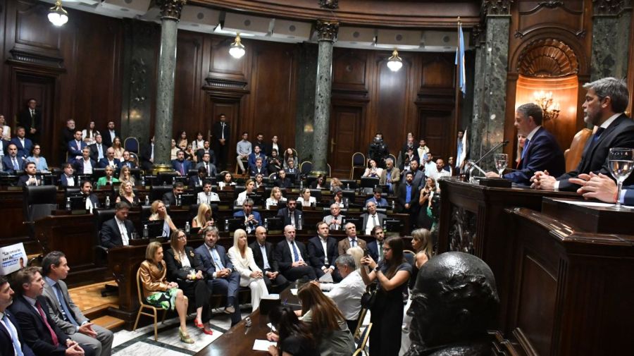 Jorge Macri en la apertura de las sesiones de la Legislatura porteña 2025
