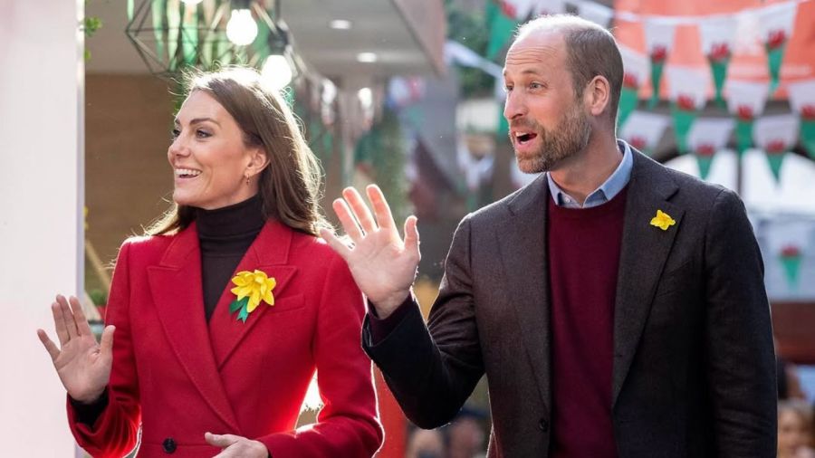 Kate Middleton y el príncipe William 