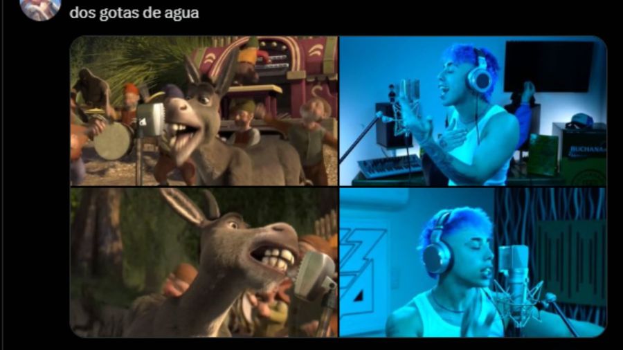 Los memes que comparan a Luck Ra con el burro de Shrek 