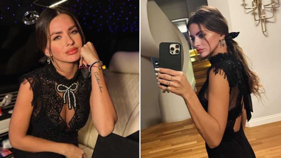 La China Suárez exhibió su look coquette para pasear con Mauro Icardi