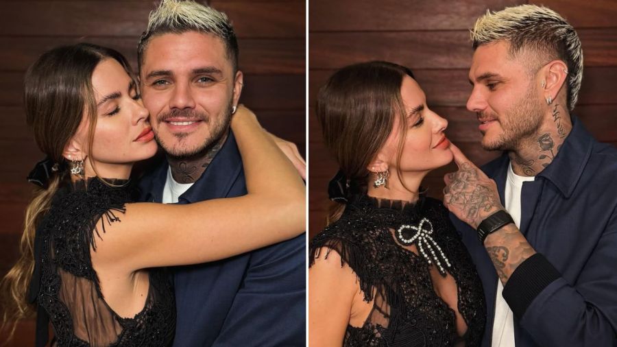 La China Suárez exhibió su look coquette para pasear con Mauro Icardi