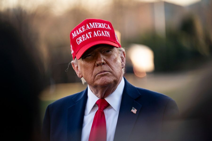 President Trump Departs White House For Florida