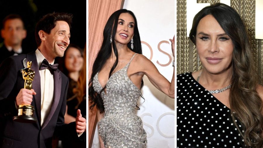 Adrien Brody, Demi Moore y Karla Sofía Gascón