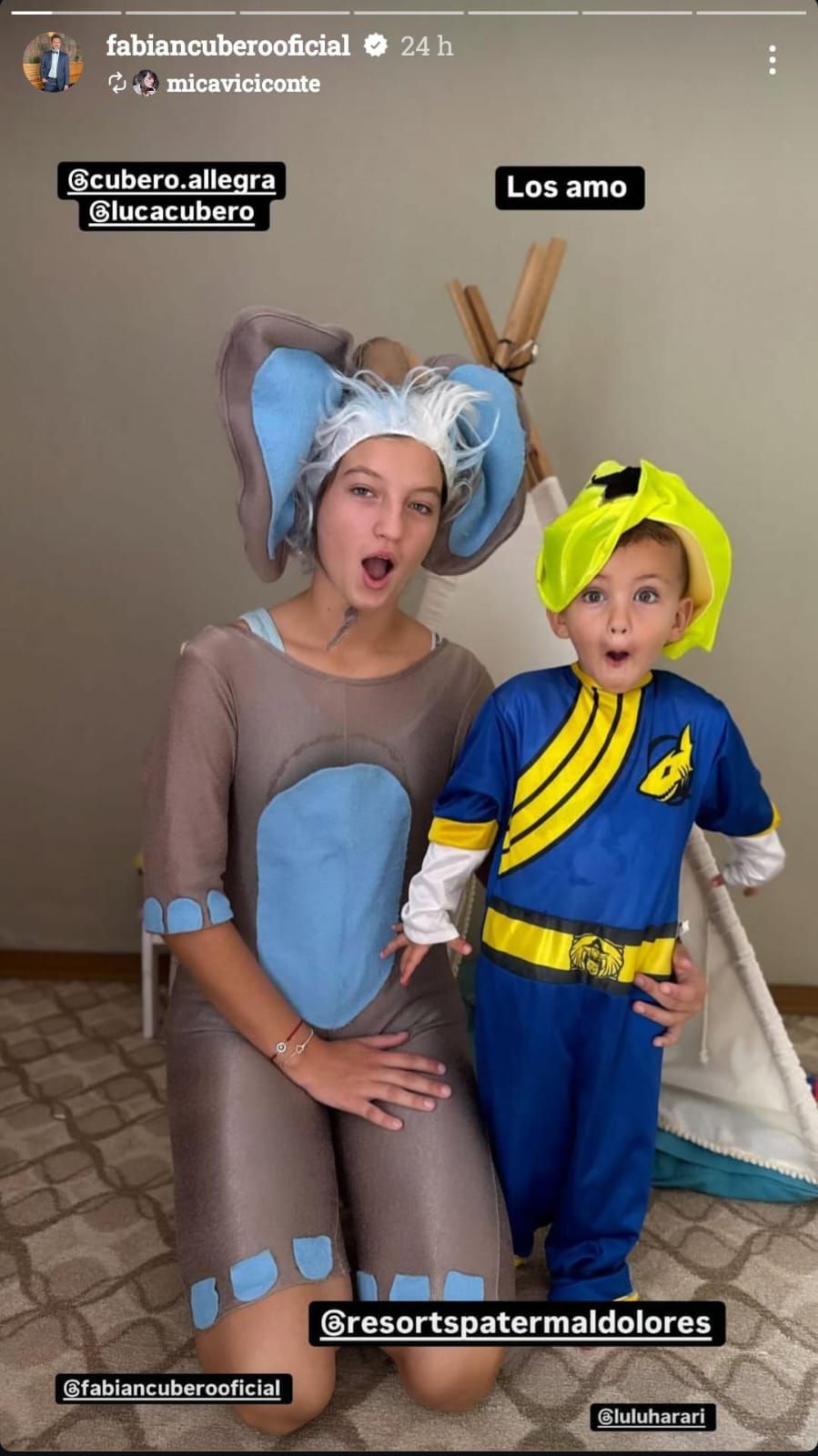 Allegra y Luca Cubero