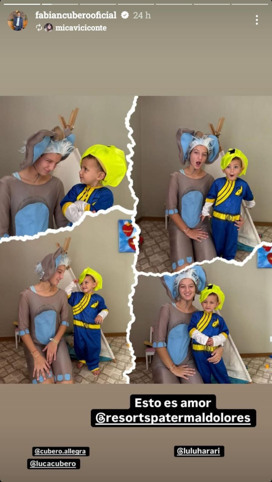 Allegra y Luca Cubero