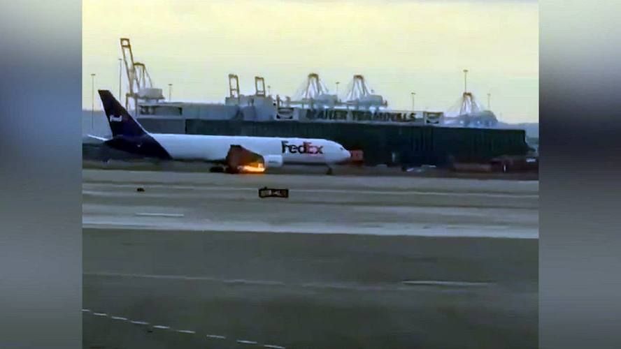 Avión de FedEx