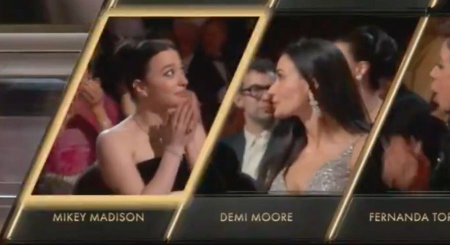 La reacción de Demi Moore al perder el Oscar de