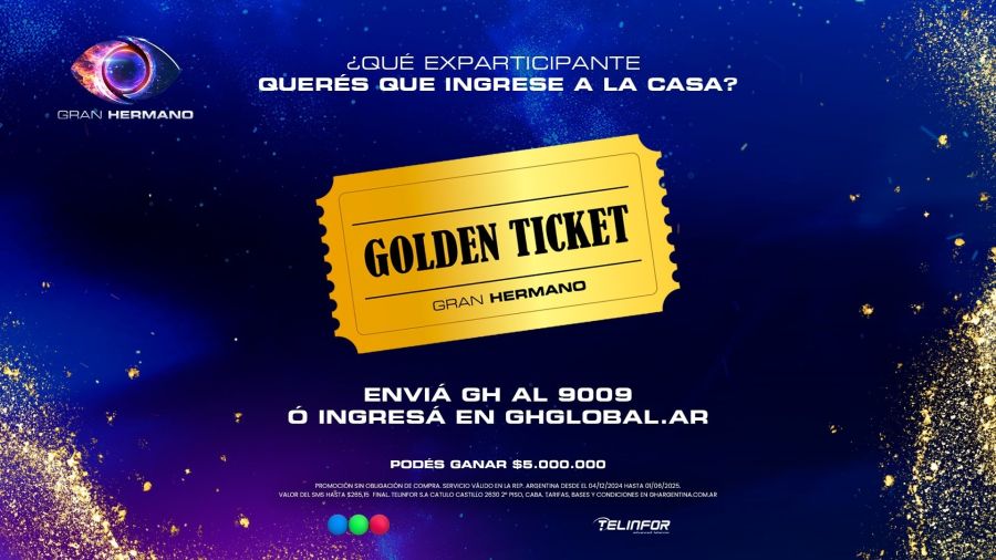 Cómo votar en el Golden Ticket de Gran Hermano