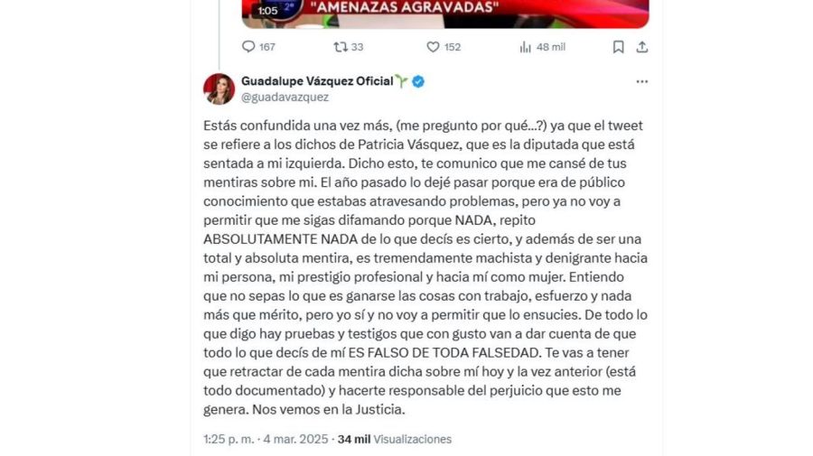 Guadalupe Vazquez contra Esmeralda MItre