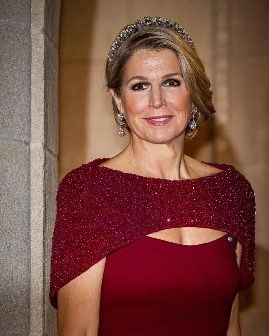 Máxima Zorraguieta deslumbró con su look brillante de gala: escote y el color de la temporada