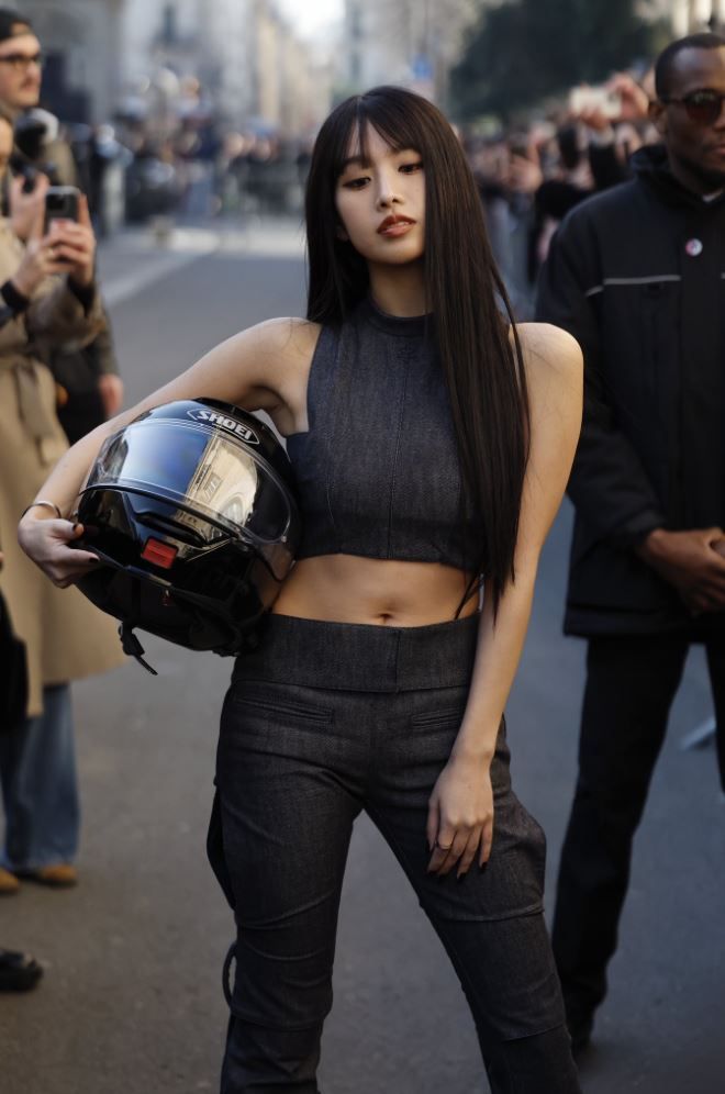 Natty en el desfile de Courrèges 2025