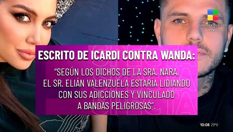 Mauro Icardi denunció a Wanda Nara por el video su hija manejando con 10 años (1)