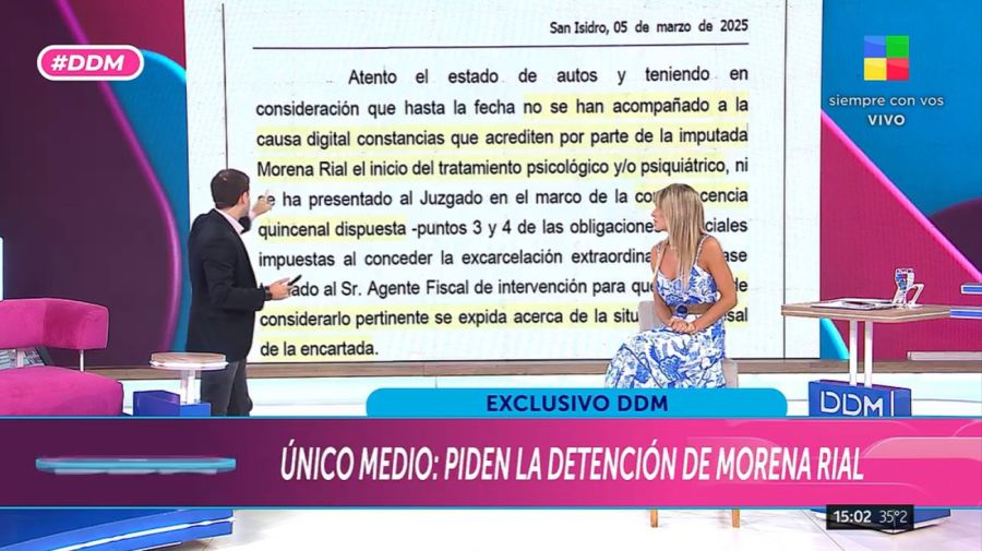 Piden la detención de Morena Rial: por qué podrían revocar su excarcelación