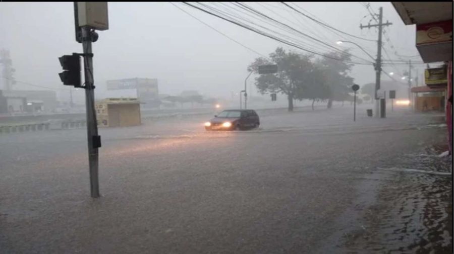 Bahía Blanca inundada