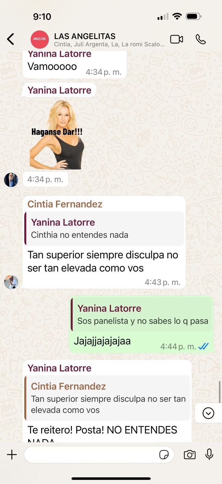 Chat de las angelitas de LAM