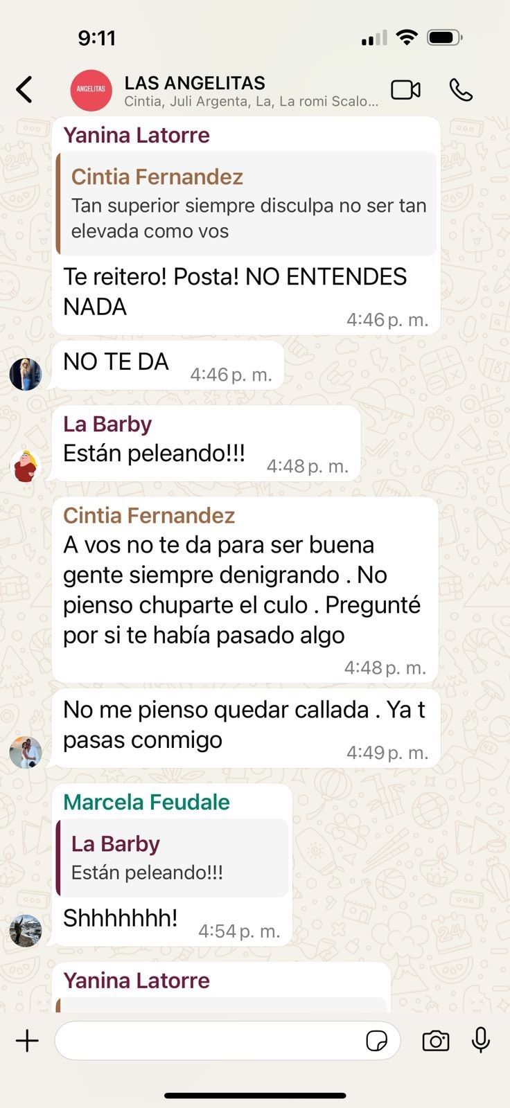 Chat de las angelitas de LAM