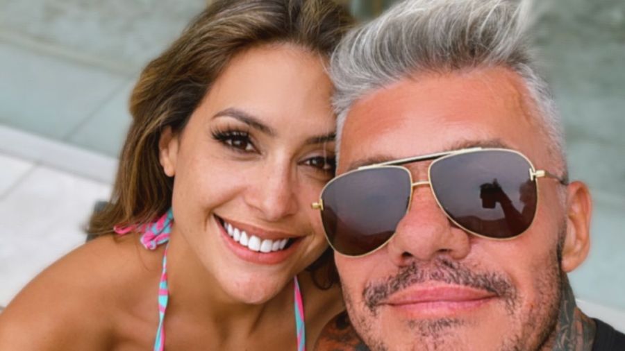 Marcelo Tinelli en Perú con Milett