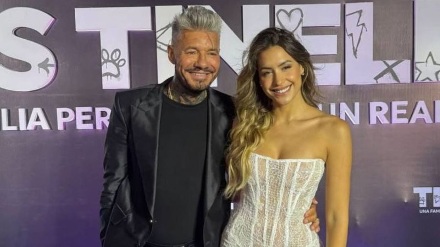 Marcelo Tinelli y Milett Figueroa