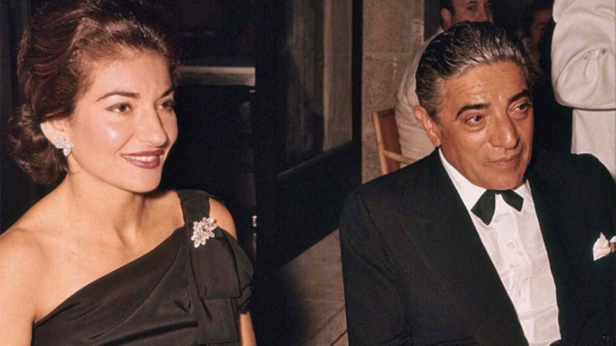 María Callas y Aristóteles Onassis