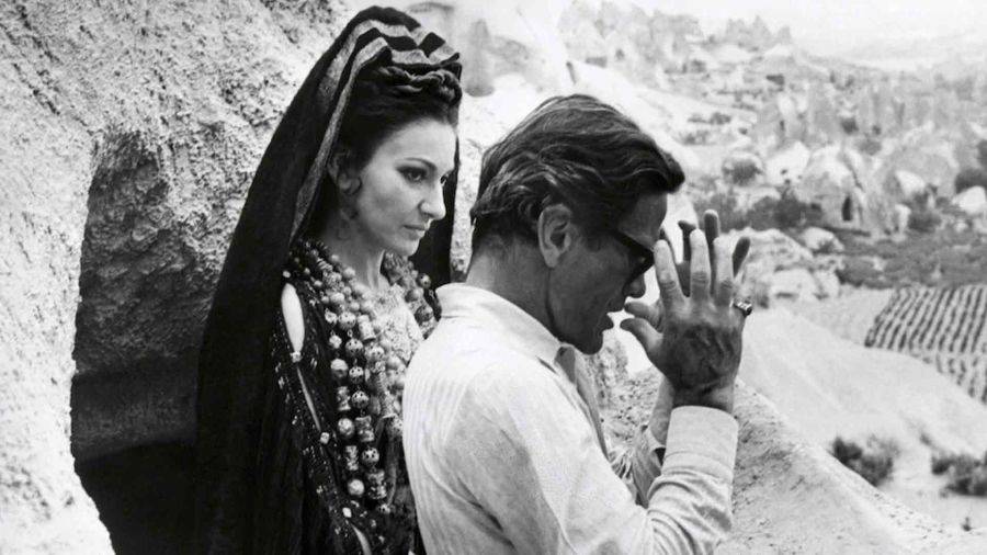 María Callas y Pier Paolo Pasolini