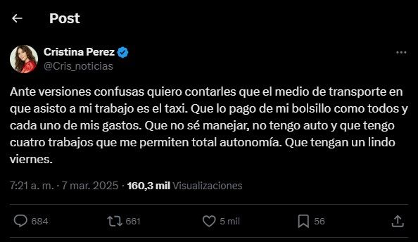 Posteo Cristina Pérez