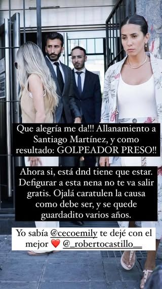 Santiago Martínez y Emily Ceco