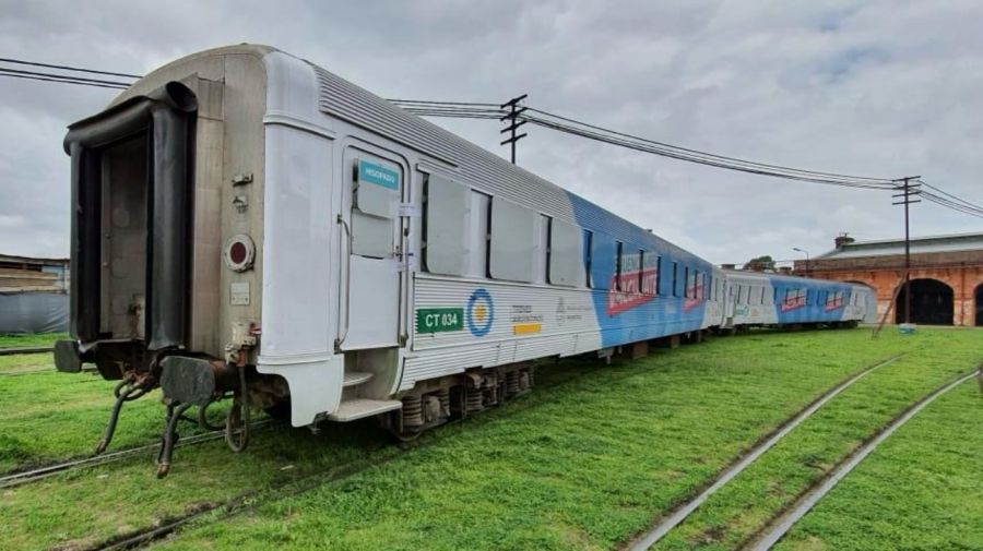 20250308 El Ministerio de Transporte de la Nación acondiciona un tren para auxiliar a la gente de Bahía Blanca