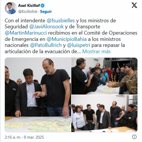 X Axel Kicillof Bahía Blanca