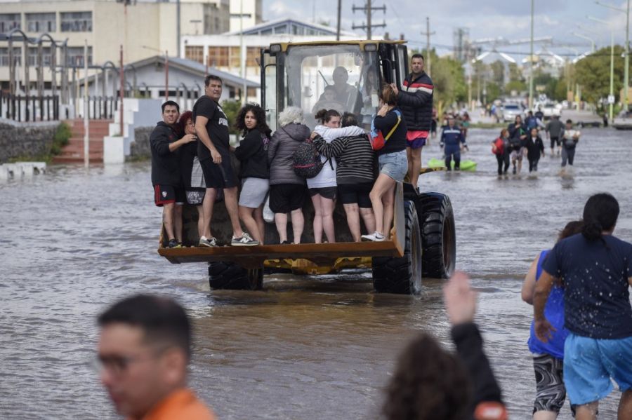 Inundaciones en Bahía Blanca