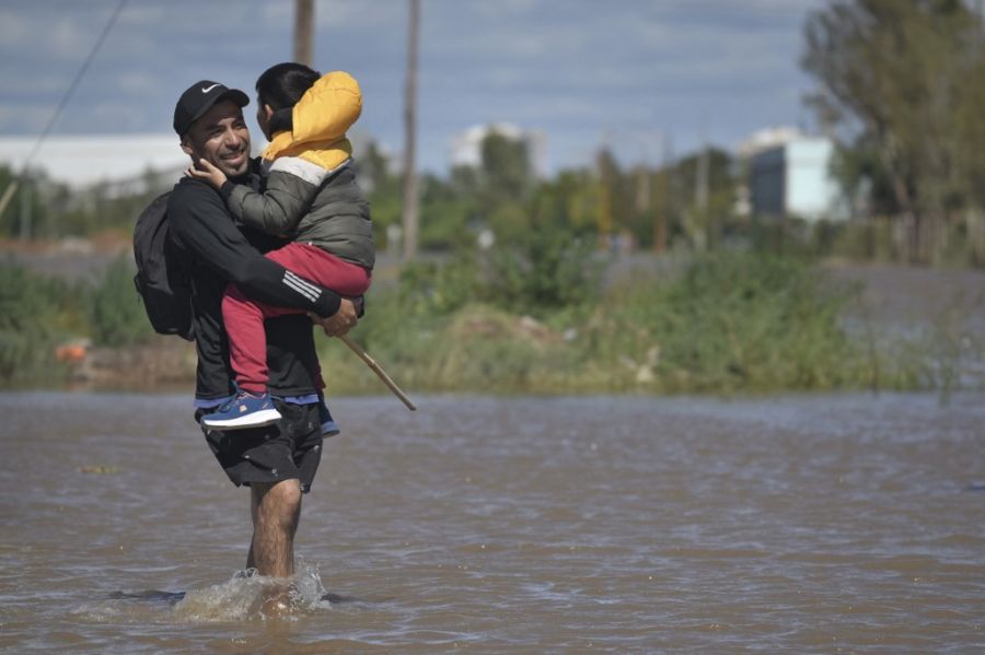 Inundaciones en Bahía Blanca