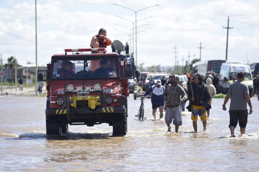 Inundaciones en Bahía Blanca