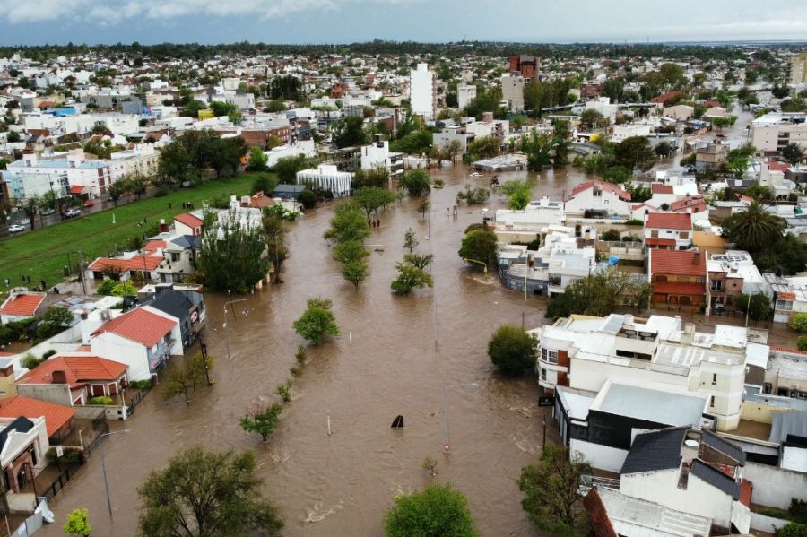 Inundaciones en Bahía Blanca