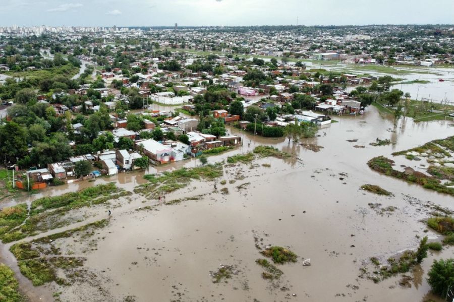 Inundaciones en Bahía Blanca