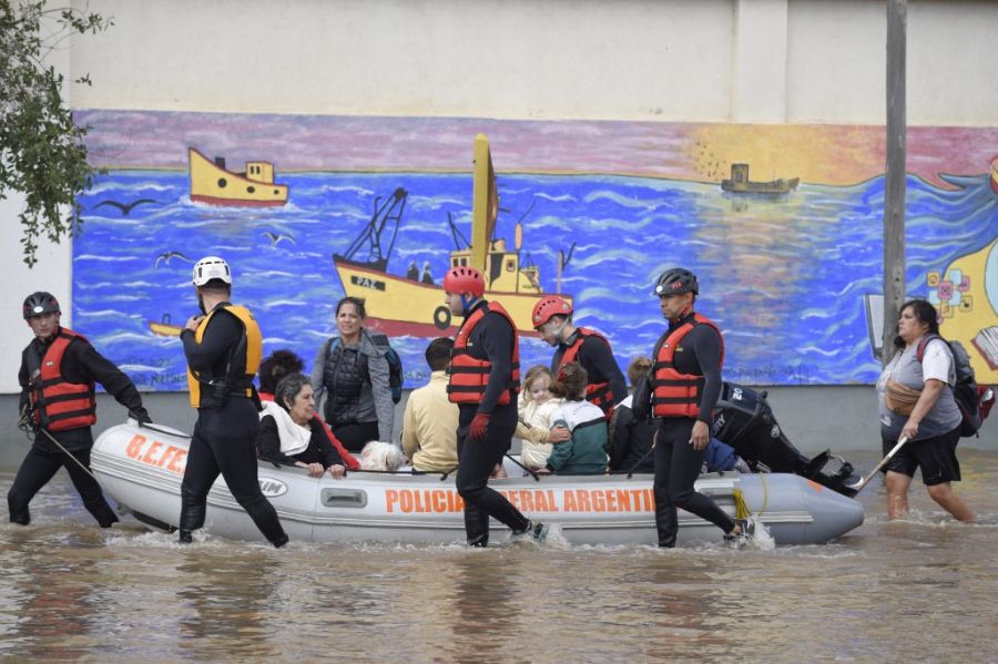 Inundaciones en Bahía Blanca