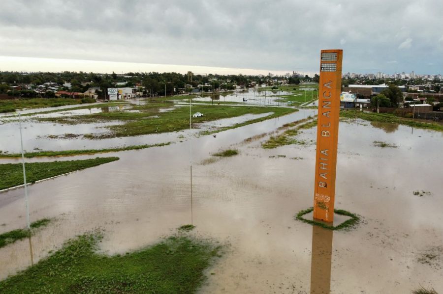 Inundaciones en Bahía Blanca