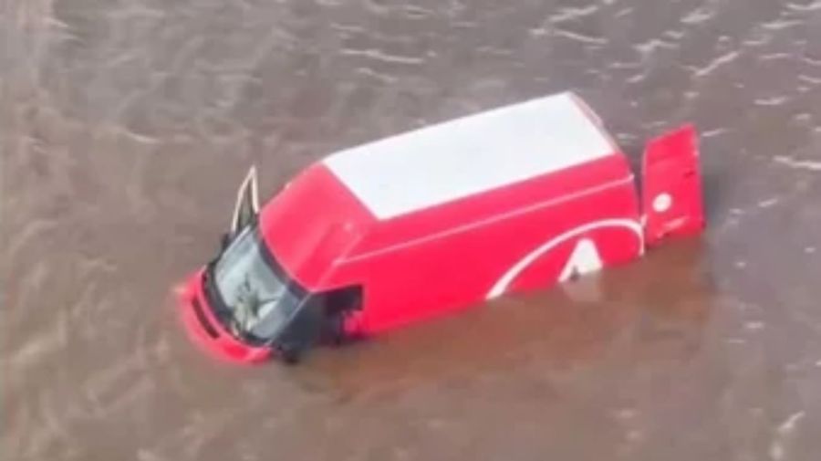 La camioneta de Rubén Zalazar Bahía Blanca