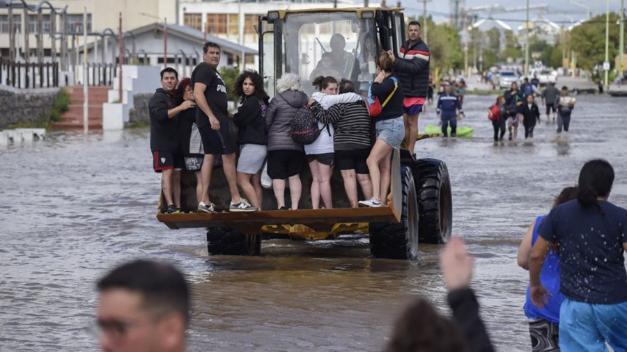 Temporal en Bahía Blanca 