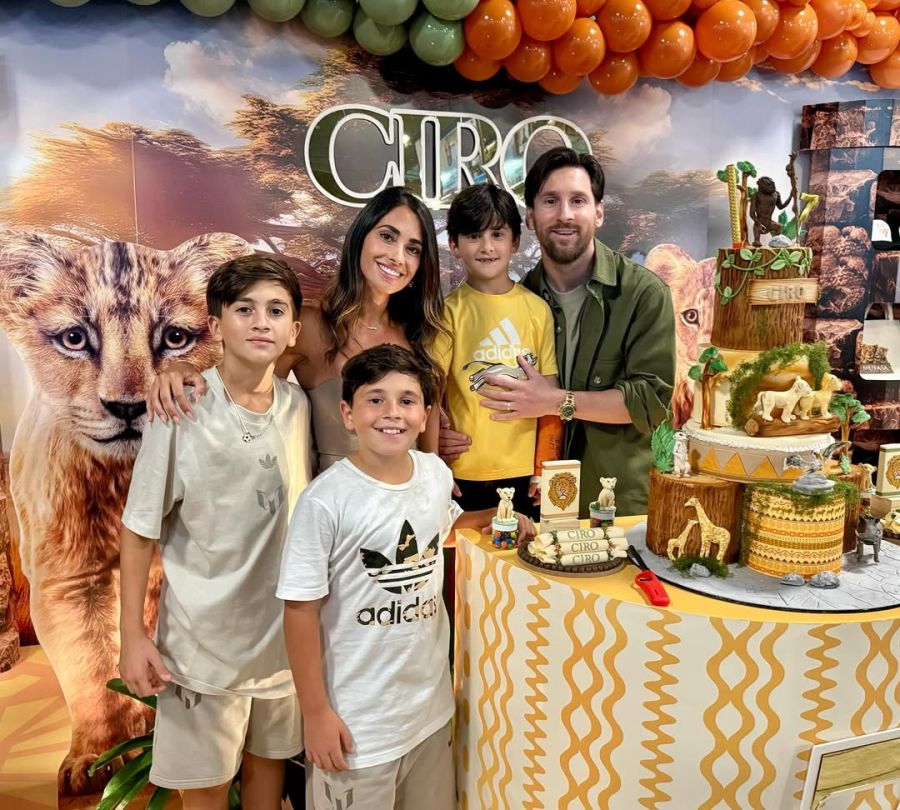 Con temática y una espectacular decoración, así fue el increíble cumpleaños de Ciro Messi