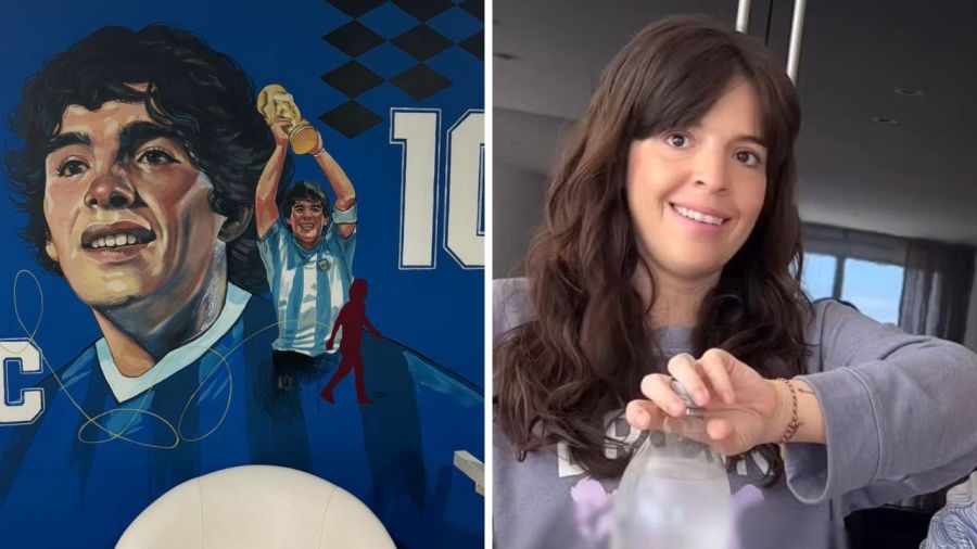 Delma Maradona y Diego Maradona