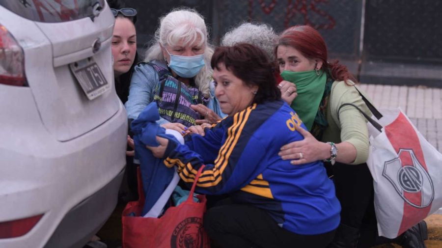 La marcha de los jubilados con los hinchas, la protesta en el Congreso 20250312