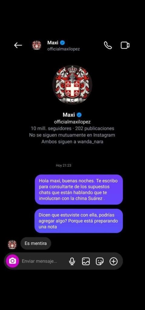 Maxi López y la China Suárez