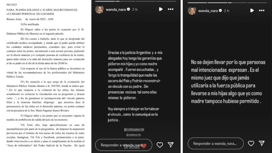 Wanda Nara le entregará a las niñas a Mauro Icardi