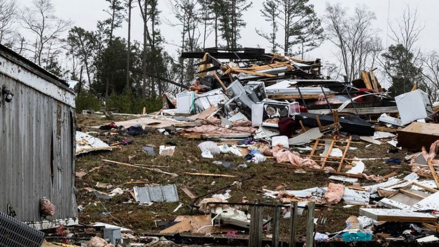 Las tormentas en Estados Unidos dejaron al menos 26 muertos.