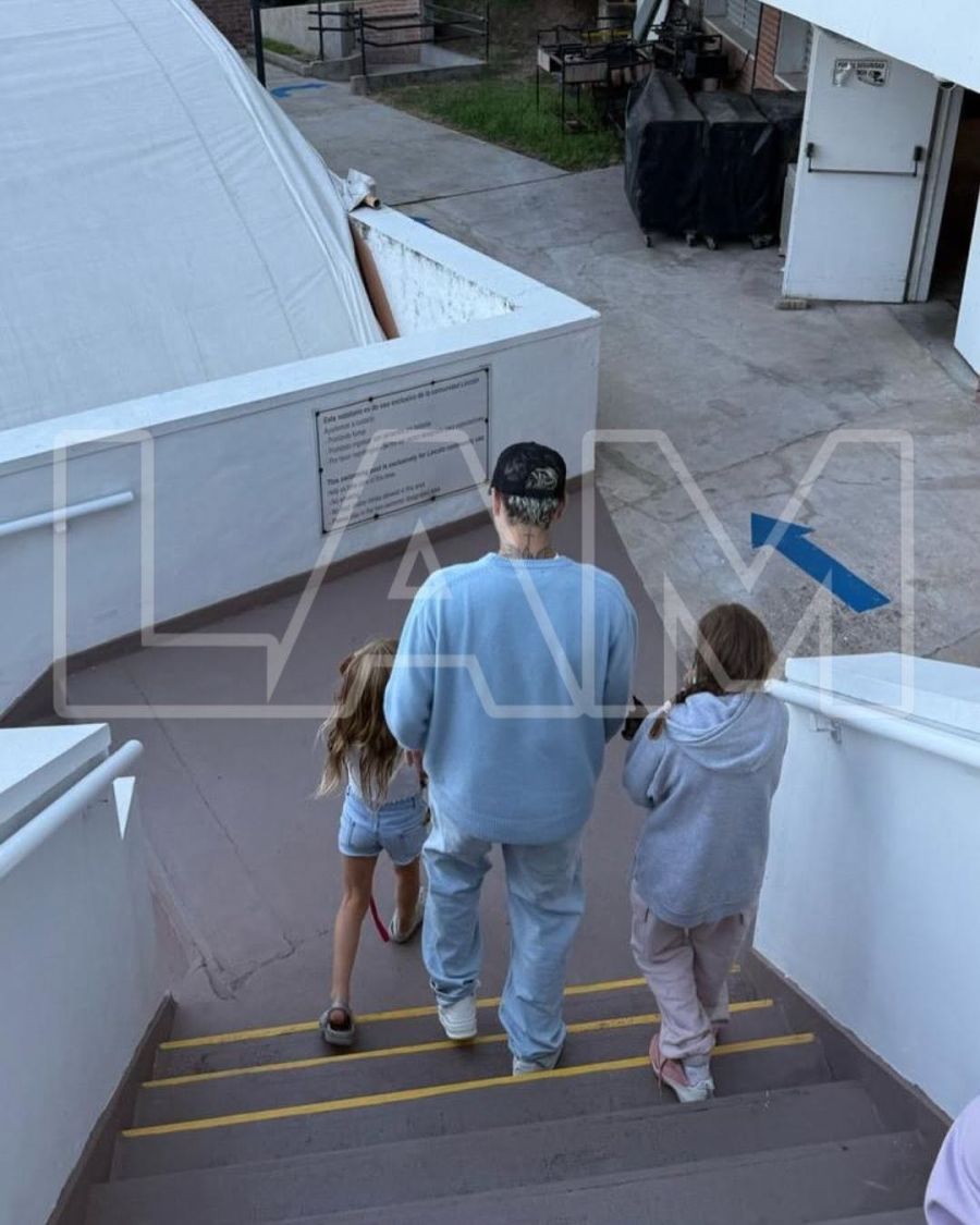 Mauro Icardi y sus hijas