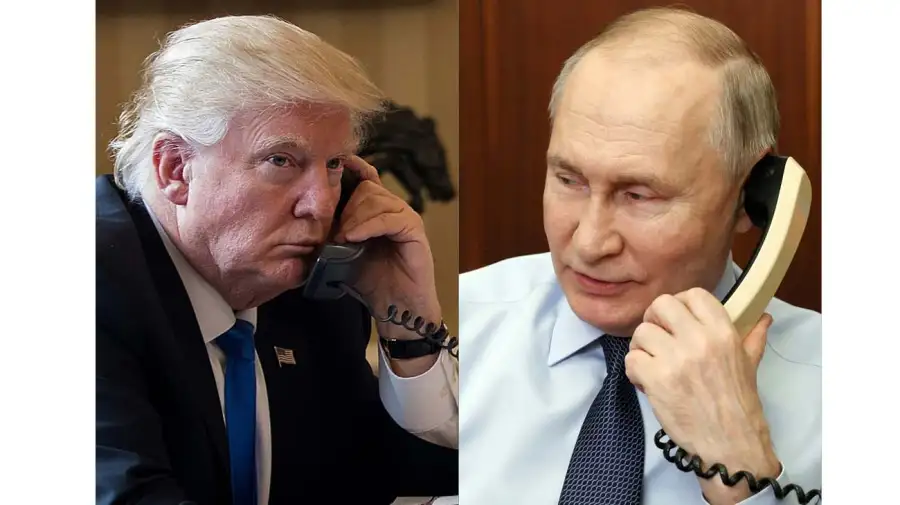 Donald trump y Vladimir Putin 20250318