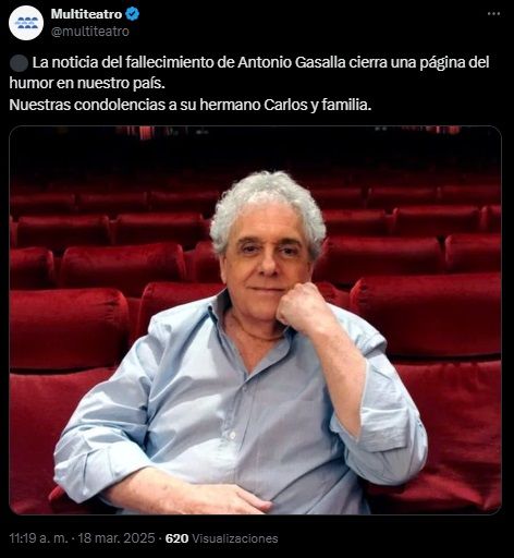 Murió Antonio Gasalla